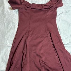 Maroon dress